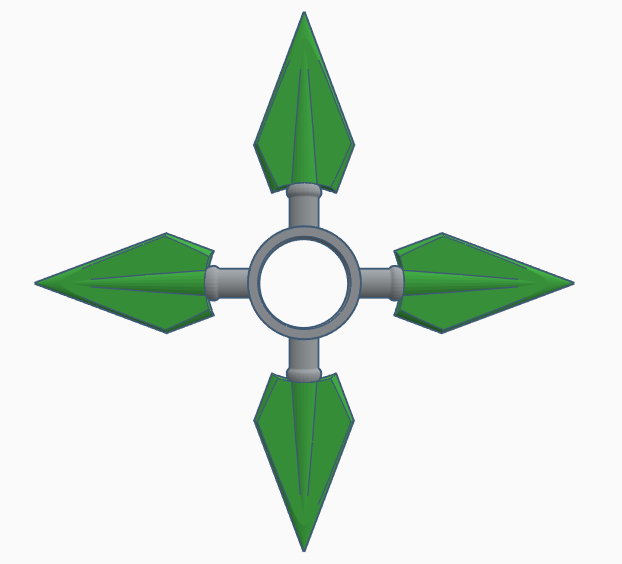 Download Free STL File Spinner Arrow 3D Print Template Cults